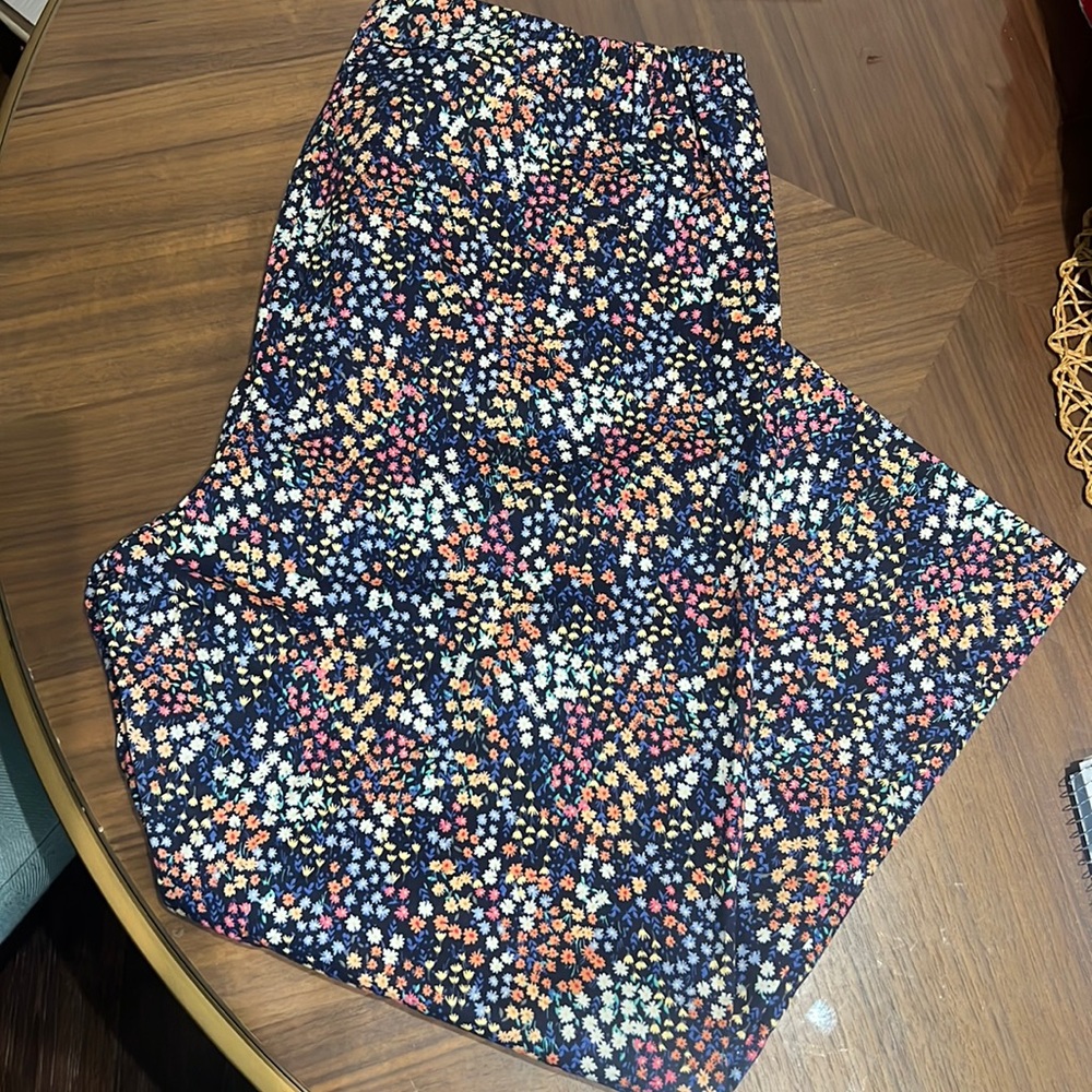 NWOT Talbot printed cropped chino